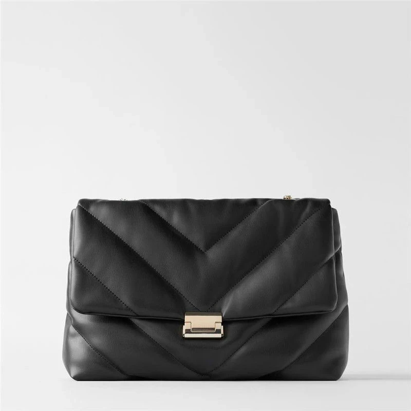 

Women Bag Shoulder Bag for Women Crossbody Bags Handbag Designer Purse Soft PU Leather 2021 New Rhombus Lattice Chain Winter Bag