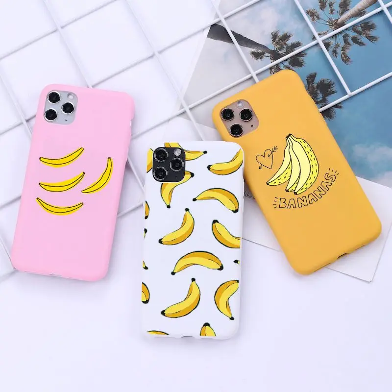 

Cute vintage Cartoon Banana phone cases for iphone 13 11 12 mini pro max 7 8 plus 6 6s x xs max xr coque