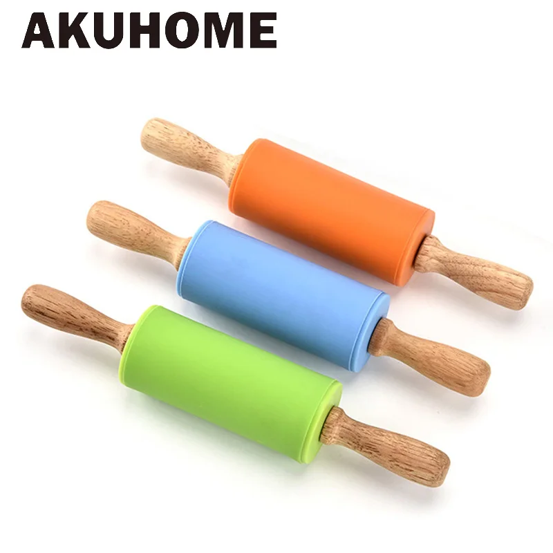 22 5 см деревянная ручка силикон роликовый штифт антипригарный пельмени из теста
