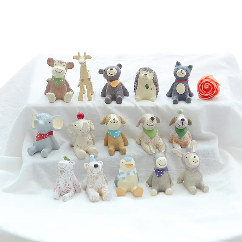 JO LIFE креативное украшение из смолы реквизит для микропейзажа маленькие животные