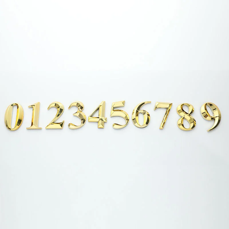 1 шт. Золотая наклейка для дома высота 5 см | Строительство и ремонт