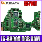 Akemy для ASUS VivoBook X571GT X571GD K571GD VX60GT Laotop материнская плата X571GT материнская плата I5-8300H CPU 8 Гб RAM GTX 1650V4G