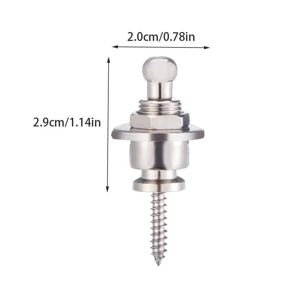 Замок для гитарного ремня 2 шт./компл. кнопка блокировки стреплок всех