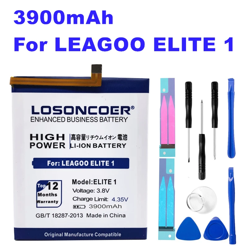Аккумулятор LOSONCOER Elite 1 для LEAGOO 3900 мАч высокое качество аккумулятор ~ в наличии +