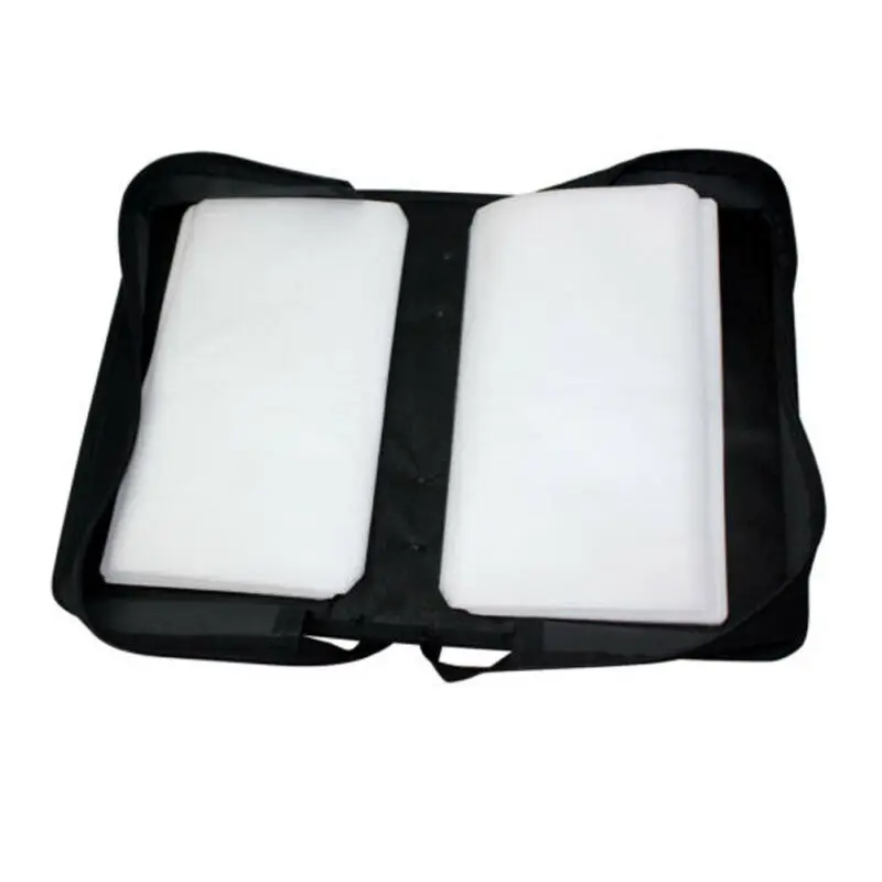 Black Solid 80 Sleeve CD DVD Carry Case Holder Bag Wallet Storage Ring Binder | Багаж и сумки