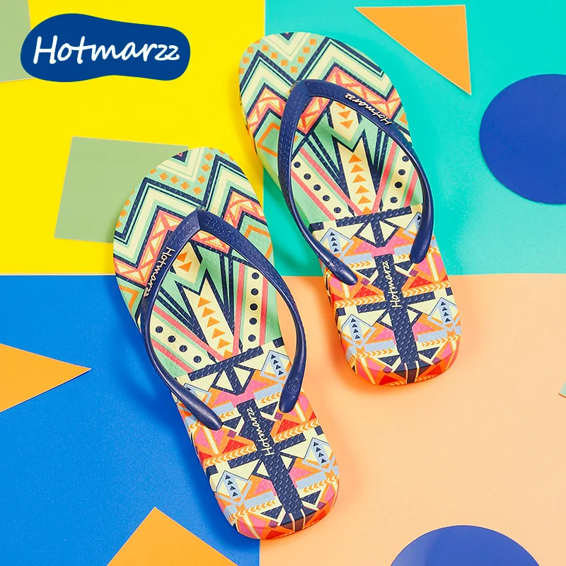 

Hotmarzz Women Slipper Bohemia Stylish Pattern Non-slip Outsole Shoes