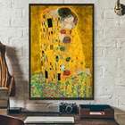 Картина Густав Климт поцелуй, алмазная живопись поцелуй, вышивка крестиком для украшения дома