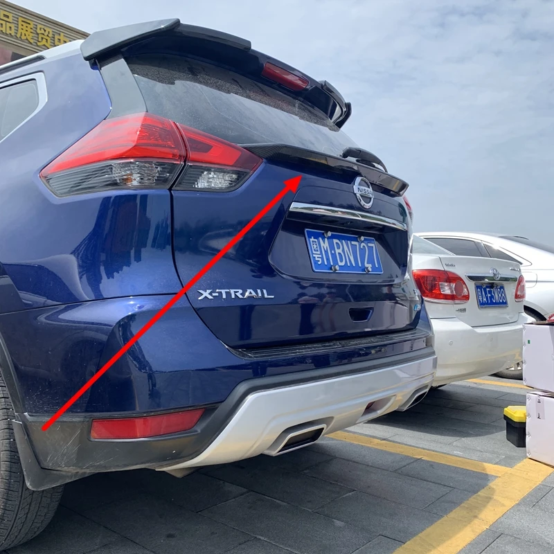 For Nissan Rogue X-trail 2014-2019 ABS Plastic Rear Roof Spoiler Trunk Boot Lip Wing | Spoilers &amp Wings