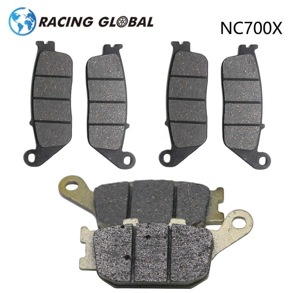 

ALCON-Racing Semi-Metal Front Brake Pads and Rear Brake Pads Motorcycle Disc Brake Pads For Honda NC700X 2012 2013 2014 2015
