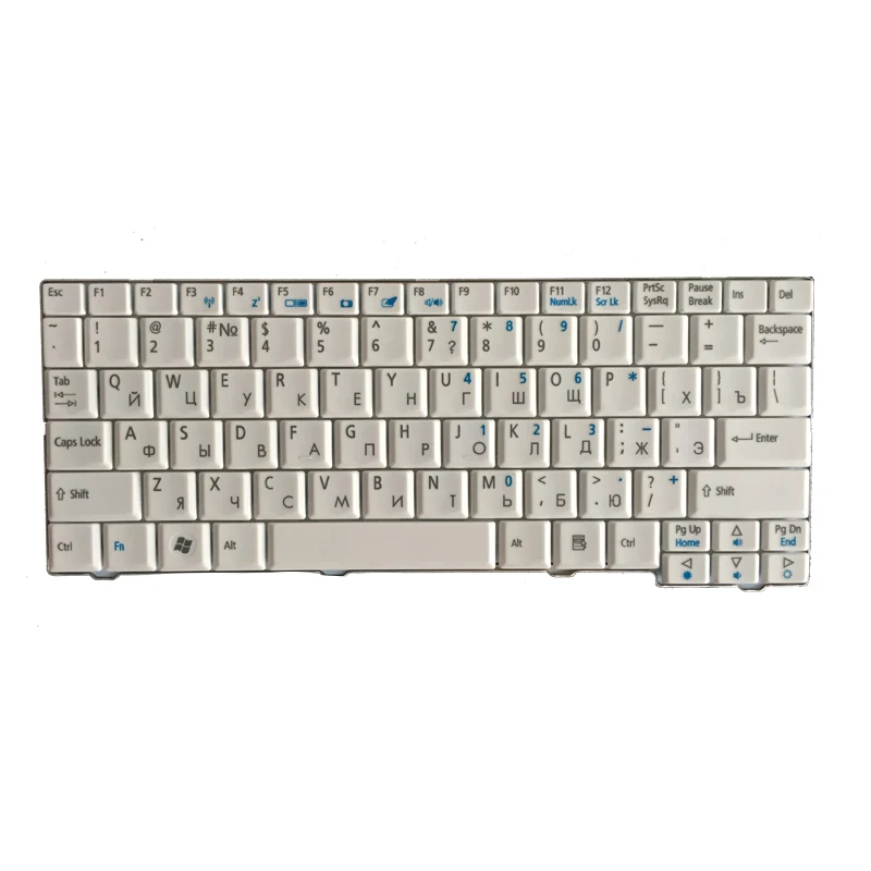 Новая русская/Русская клавиатура для ноутбука Acer Aspire One ZG5 D150 A150 A150L ZA8 ZG8 D210 D250 A110