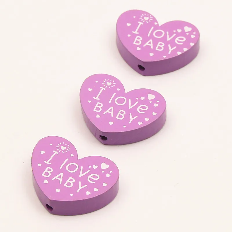 10 шт. разноцветные бусины в форме сердца 23 х30 мм | Украшения и аксессуары