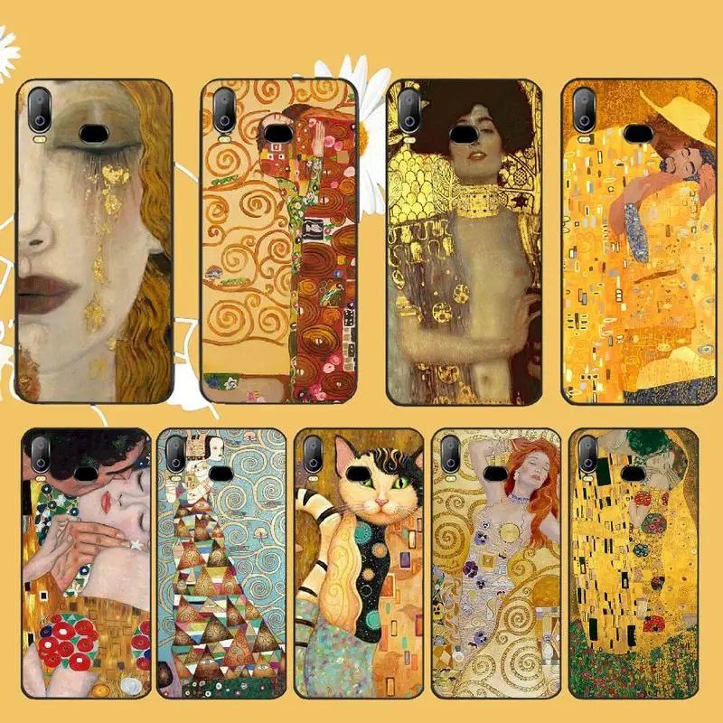 Чехол для телефона с рисунком Густава Климта PENGHUWAN the kiss Samsung A10 A20 A30 A40 A50 A70 A71 A51 A6 A8