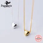 TrustDavis ожерелье в форме сердца из стерлингового серебра 925 пробы женское ожерелье для свадебной вечеринки Fine S925 ювелирные изделия DA1164