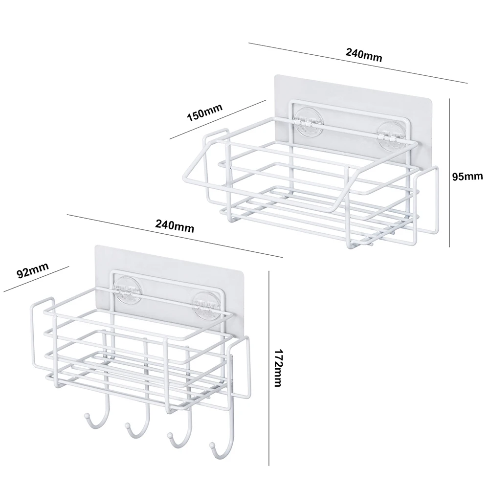 

Kitchen Sink Organizer Sponge Holder Storage Drying Rack Spice Organizer Drainer Basket Bottle Shelf Rag Hanger Hook Accessories