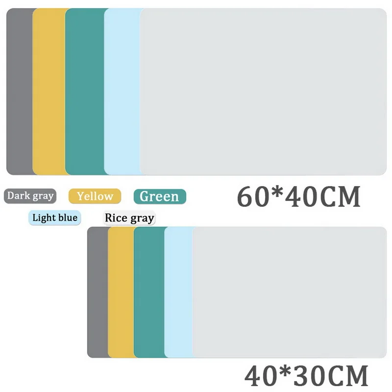 

New Silicone Waterproof Placemat Table Mat Heat Insulation Anti-skidding Washable Durable For Kitchen Dining
