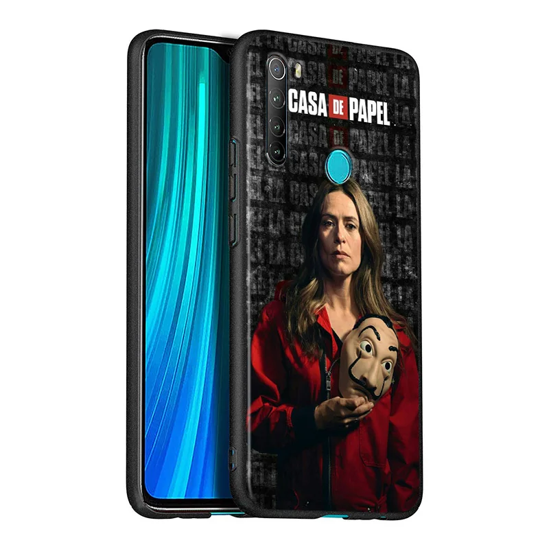 Силиконовый чехол для телевизора Xiaomi Redmi Note 9 9S Max 8T 8 7 6 5 Pro 5A 4X 4 мягкий черный Чехол