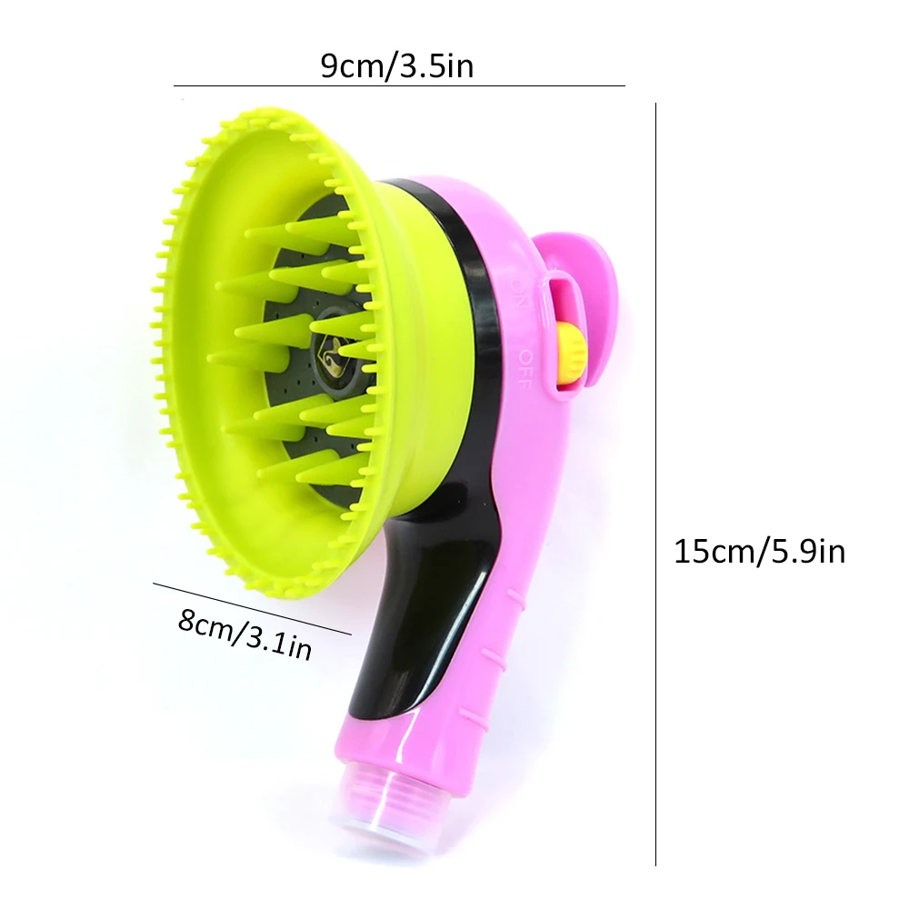 

Pet Dog Bath Sprayer Comfortable Massage Grooming Bathing Tool Handheld Shower Nozzle Pet Supplies for Dogs Cats Dropshipping