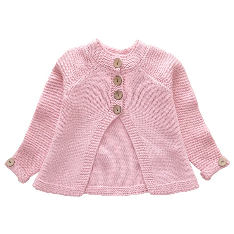 

2020 New Fashion Baby Girl Winter Clothes Cape Type Childrens Sweater For Girls Solid Knitted Sweater Suit 2-10 Years Old