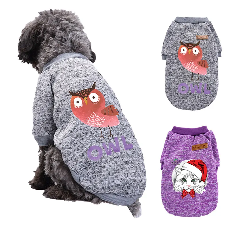 

Cute Dog Cat Costume Clothing Durable Autumn and Winter Warm Dog Clothes Dog Sweatshirt Dog Sweater Dog Cat Fleece Clothes