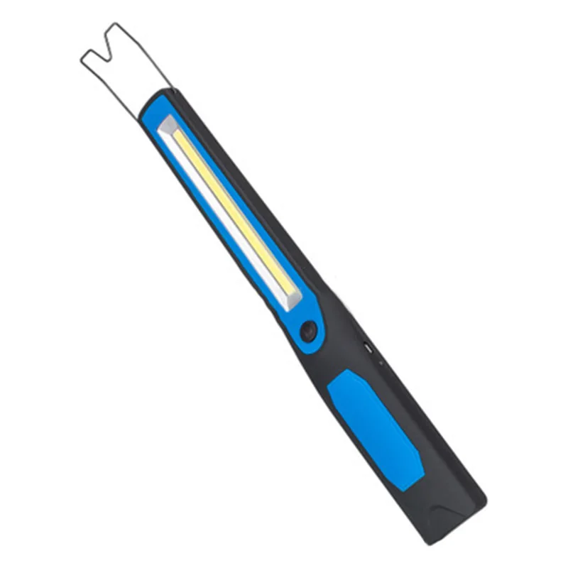 Мульти Функция COB светодиодный тонкий работа светильник лампа фонарь вспышка USB