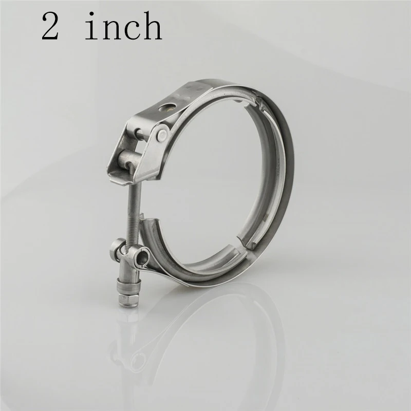 V хомут 2 дюймовый Универсальный выхлопной трубы из нержавеющей стали v