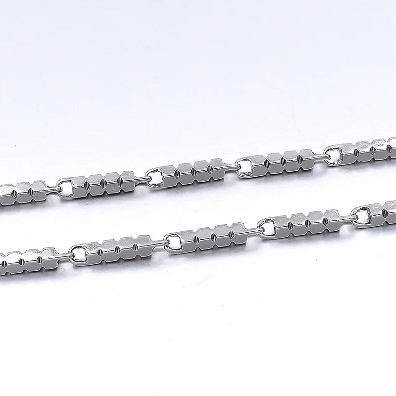 style5 X3MM Moorvan 55 см 3 мм мужское ожерелье мода рок из нержавеющей стали цепочки в виде геометрических фигур мужские ювелирные изделия классный подарок VN065 - Окраска металла: style5 X3MM