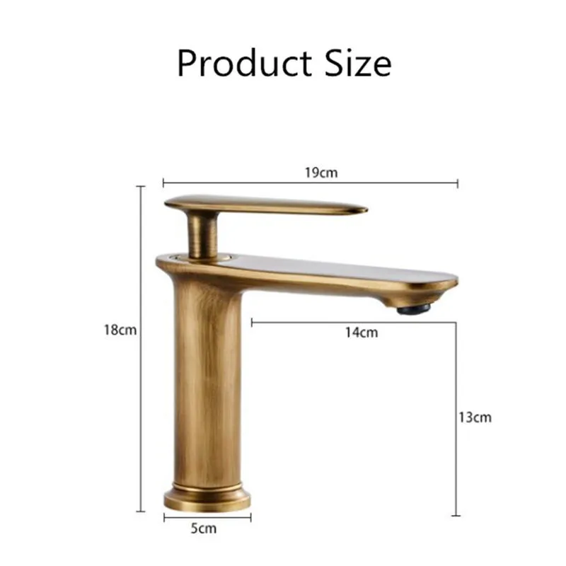 Смесители для раковины в ванной комнате античная латунь смесители горячий и