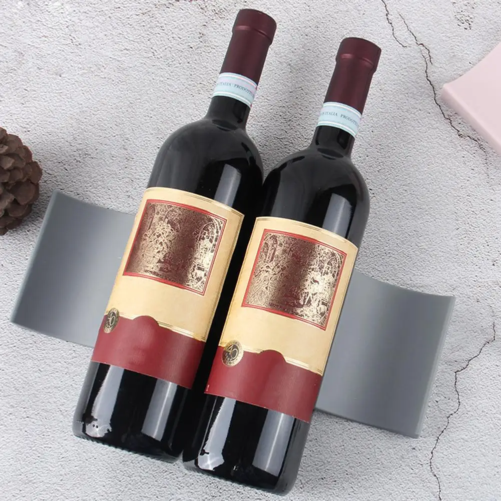 

Wine Rack Stackable Bottle Holder Countertop Wine Bottle Rack Wine Bottle Can Organizer for Tabletop Pantry Cabinet Refrigerator