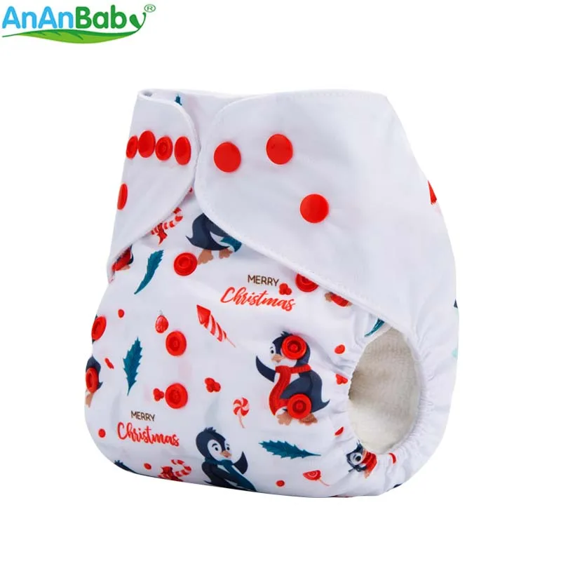 {AnAnBaby} Горячая Распродажа, новые тканевые подгузники с принтами, многоразовые моющиеся подгузники для отдыха
