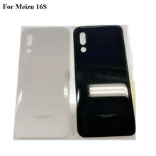 Original NEW Black For Meizu 16S 16 S Full Battery Cover Back Cover Door Housing Case For Meizu 16S 16 S with logo