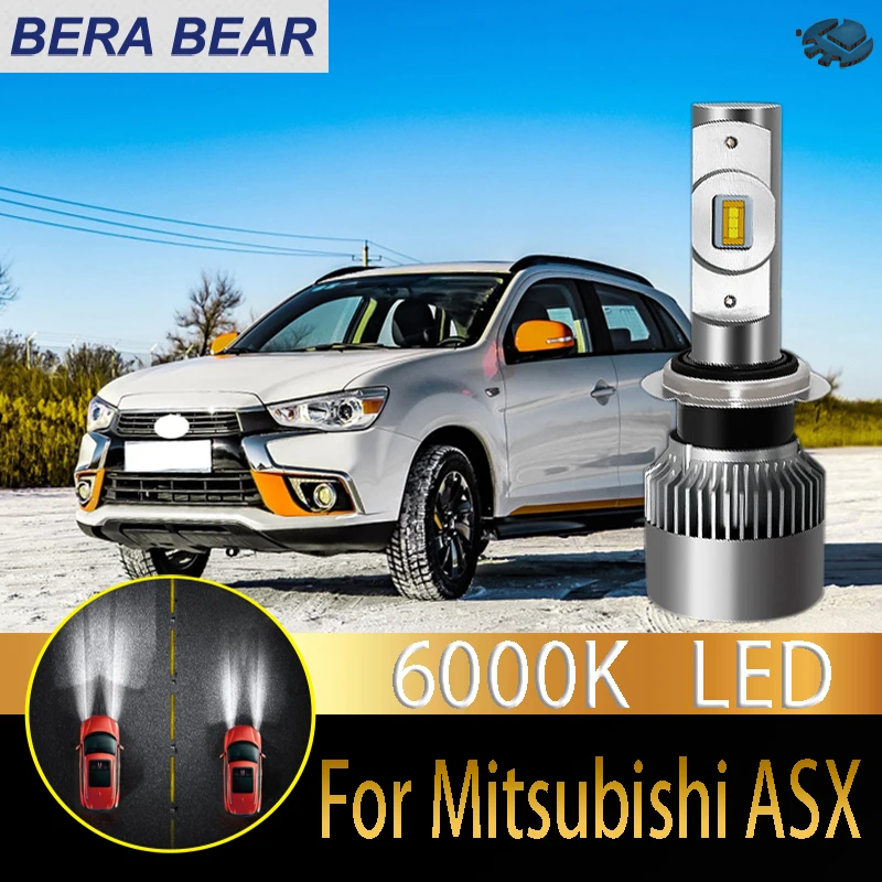 

BERA BEAR Car Headlight Bulbs LED For Mitsubishi ASX LED Car 6000K 10000LM White Light Auto Headlight 2X