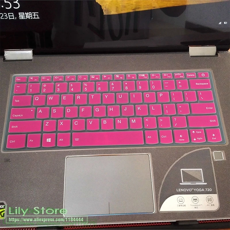 rose Силиконовый защитный чехол для клавиатуры для ноутбука lenovo Ideapad 330S-14 330s-14IKB 330S 14 ikb 330s-14ast 330s-14arr 330s-14lkb - Цвет: rose