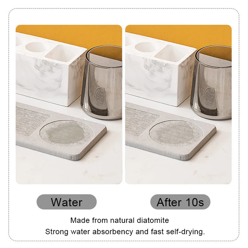 

Diatom mud electric toothbrush holder toilet bathroom countertop storage rack mouthwash cup dental rack stand