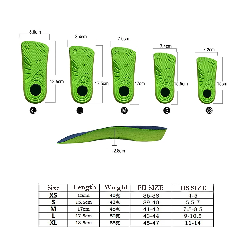 Стельки для обуви ортопедическая обувь с поддержкой свода стопы стельки