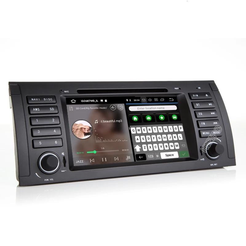 Android 10 4 Гб ОЗУ 64 ПЗУ GPS Navi автомобильный DVD мультимедийный для BMW E53 X5 E39 5 97 -06 DAB + Wifi 4G