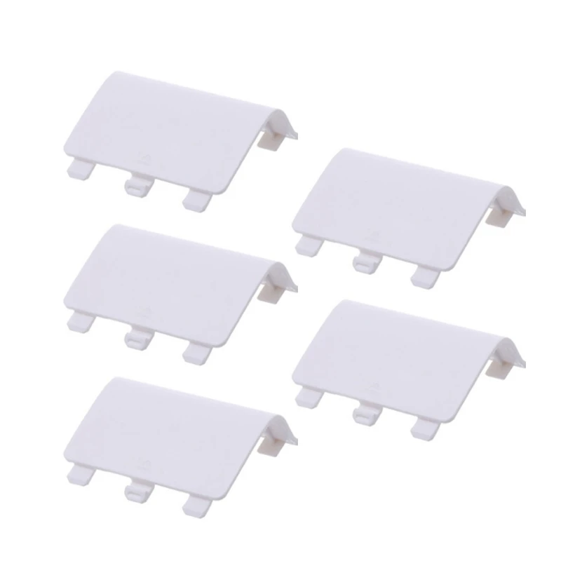 

5 PCS Gamepad Battery Cover Replacement Shell ABS Batteries Door Lids for -Xbox Series S/X Wireless Controller