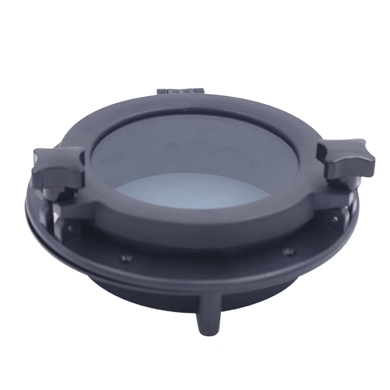Универсальный 21 см Круглый ABS автомобильный катер Porthole освещение окно открывающийся люк Замена предварительно просверленные аксессуары черный легко установить