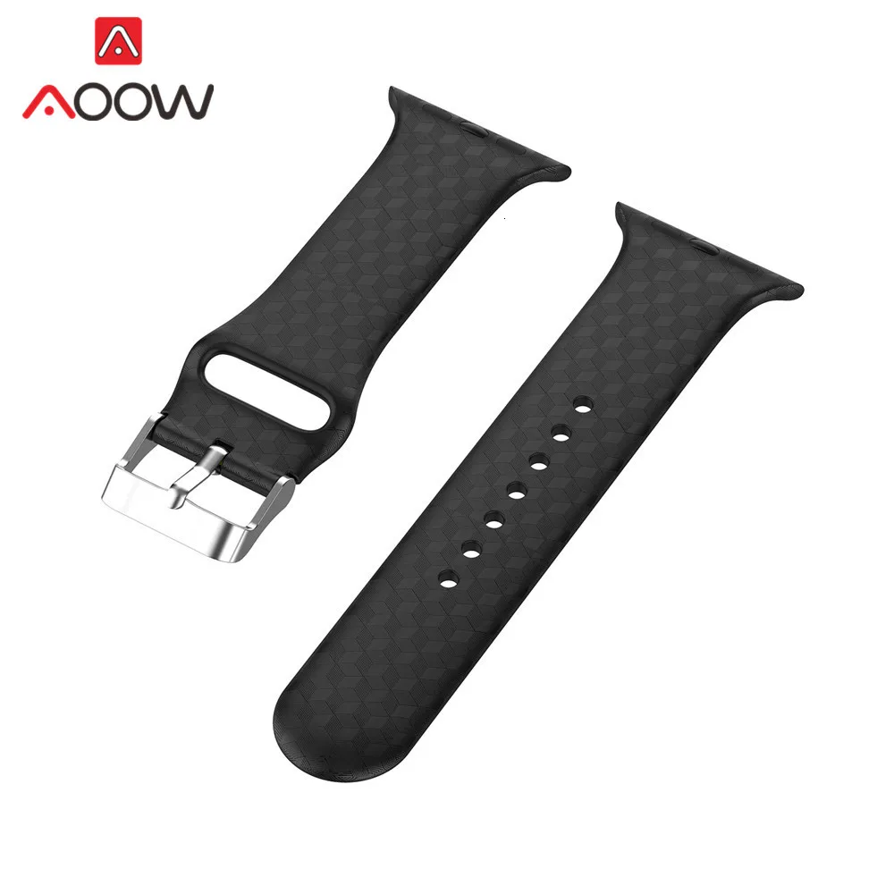 Цветной силиконовый ремешок для часов iWatch Apple Watch 1 2 3 4 40 мм 44 мм 38 мм 42 мм для мужчин и женщин спортивный ремешок для мужчин