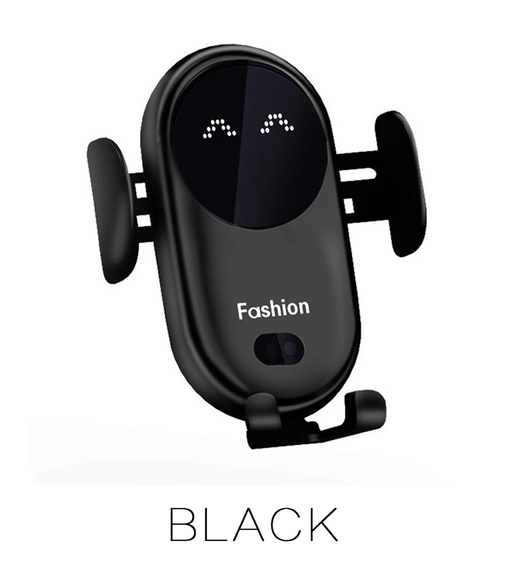 wireless charger car phone holder qi induction smart sensor fast charging stand mount for samsung s20 note 20 iphone 13 12 10w free global shipping