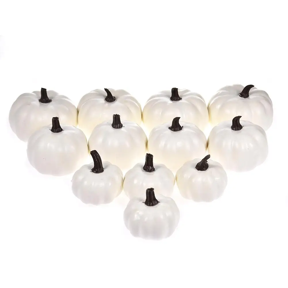 Искусственные декоративные тыквы для Хэллоуина осени благодарения свадьбы 12