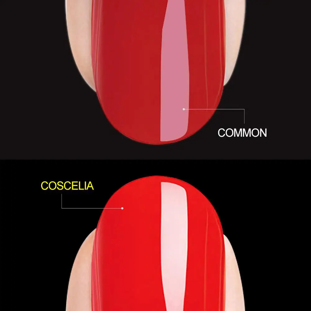 COSCELIA Topcoat Basecoat набор гель для маникюра все Укрепляющий с рисунком цветения