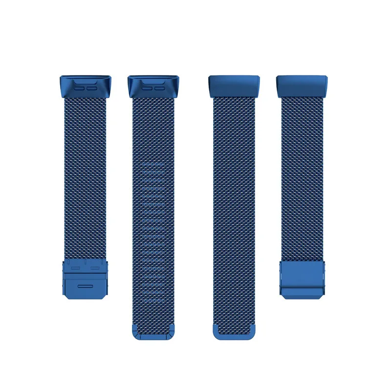 Миланские ремешки для Fitbit Charge 3 4 сетчатый Браслет из нержавеющей стали часов SE