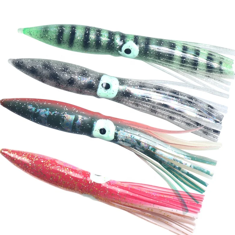 

8pcs/bag 11cm 5g Soft Octopus Fishing Lures for Jigs Mixed Color Octopus Skirts Artificial Jigging Bait Squid Skirt Octopus