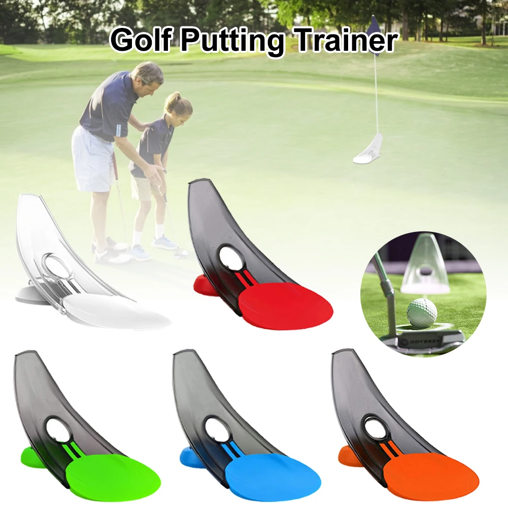 

Pressure Putt Trainer Indoor Outdoor Portable Foldable For Golf Pressure Putt Trainer Home Office ABS