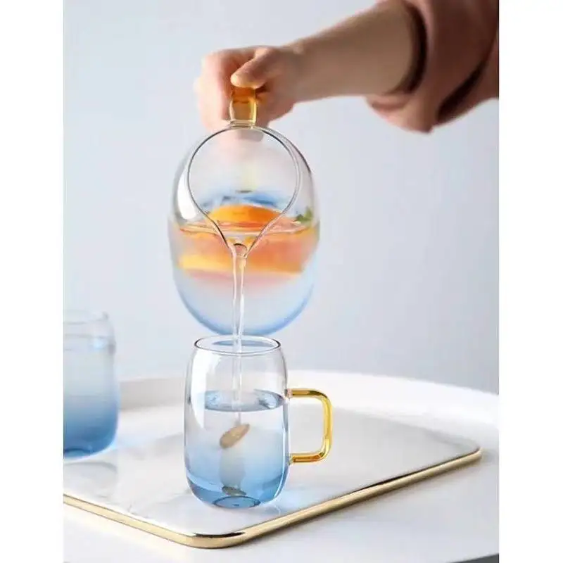 Мраморная кастрюля из боросиликатного термостойкого стекла бутылка для