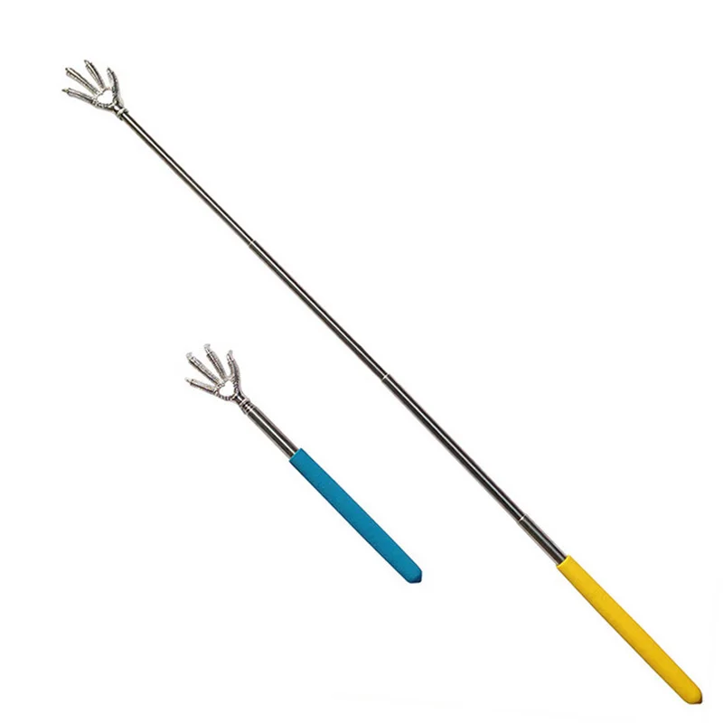 Нержавеющая практичная удобная ручка зажим для задней скребок телескопическая