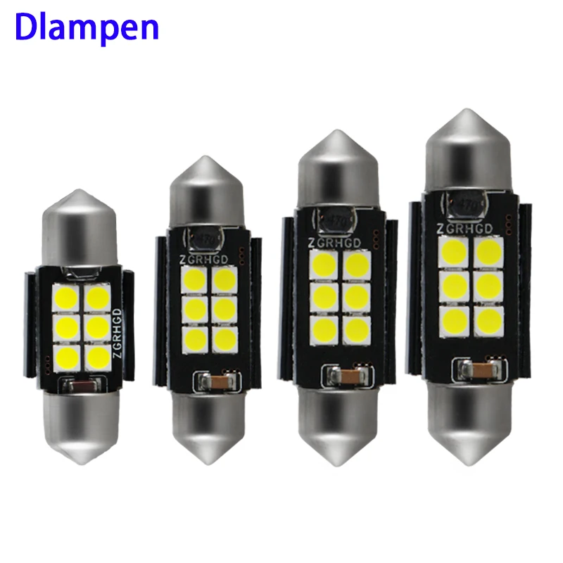 

super led festoon light 31mm 36mm 39mm 42mm c3W C5W C10W canbus 12v 24v Error Free Auto Interior Doom Lamp License Plate bulb