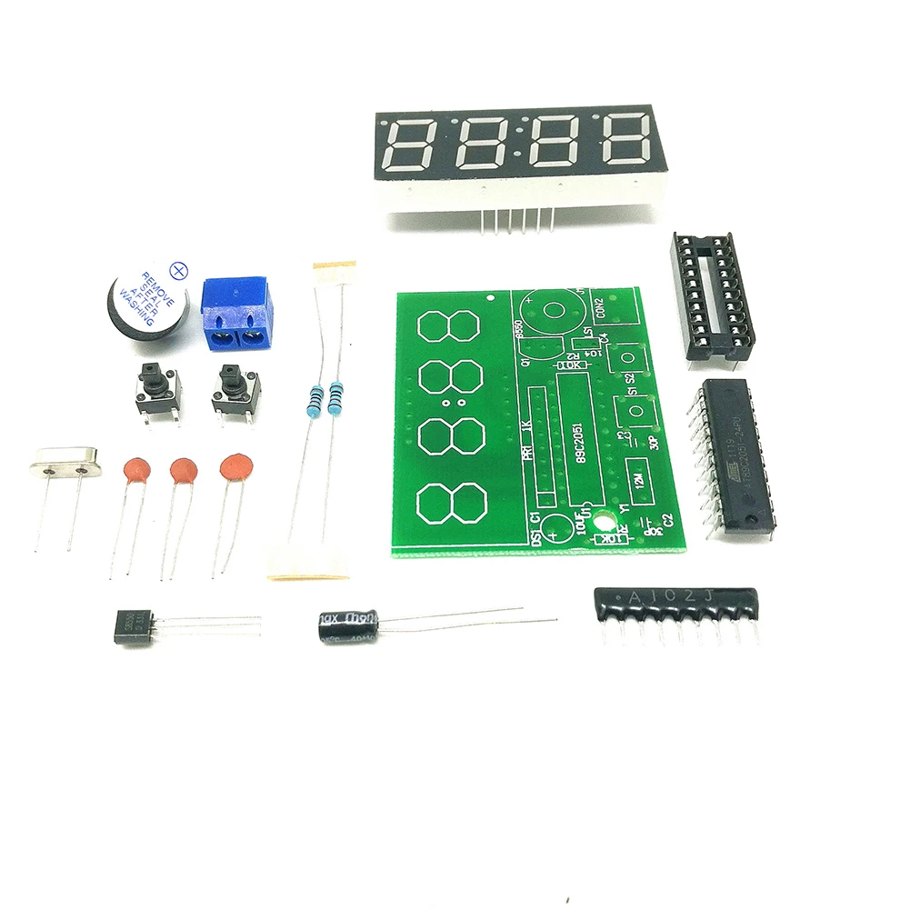 4 биты будильник микроконтроллер чип точные цифровые Дисплей 3V 5V сделай сам