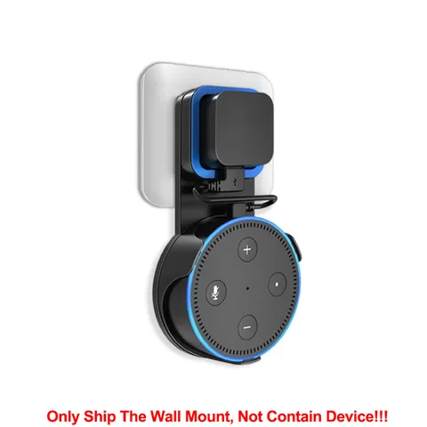 Бытовое настенное крепление для Amazon Echo Dot 2nd Gen с устройством для сматывания кабеля, защитный кронштейн, вешалка, зажим, подставка для сабвуфера