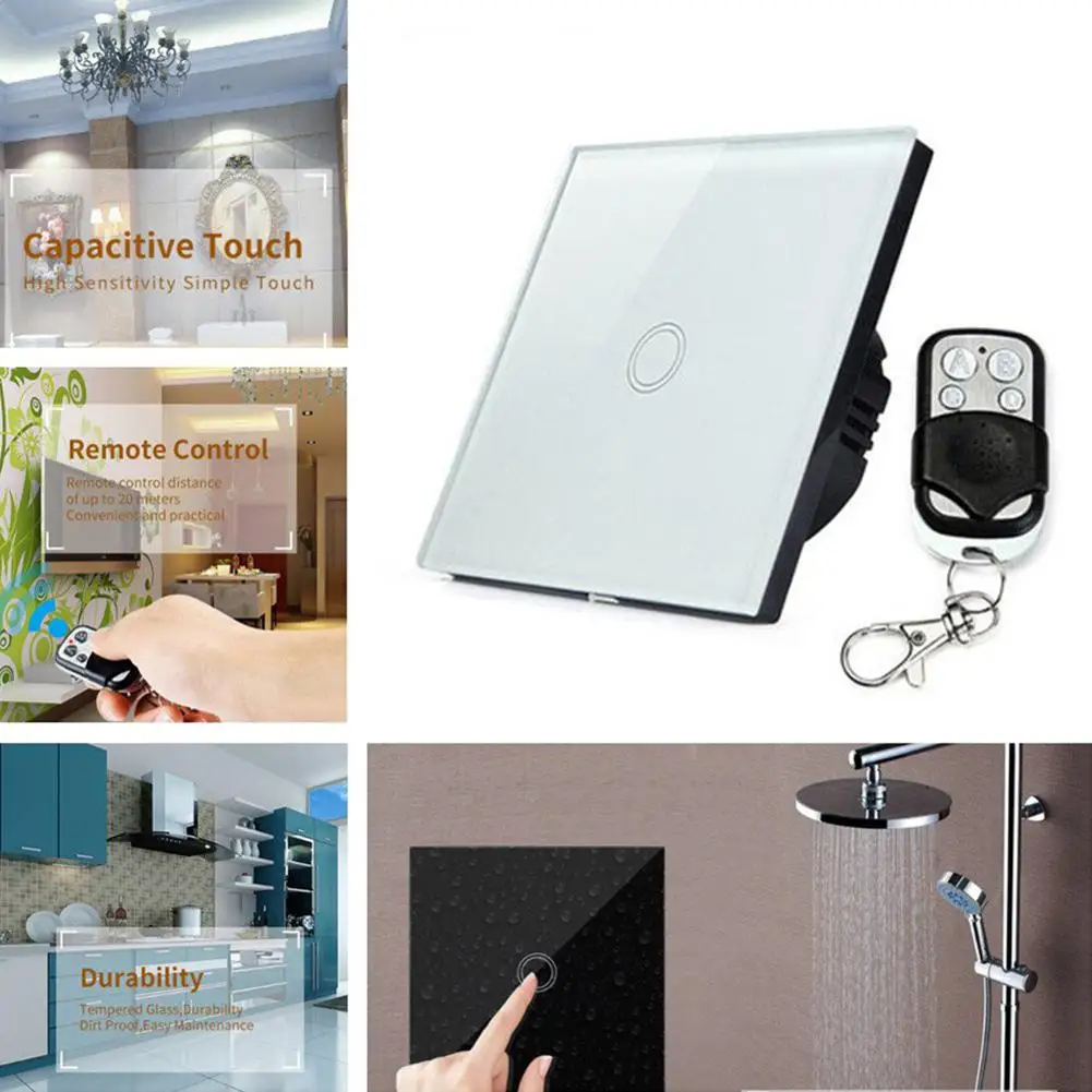 Роскошный Интеллектуальный переключатель беспроводной выключатель света